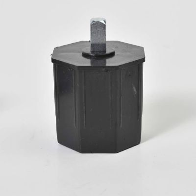 Calotta in PVC con perno quadro da 15mm per argano oscillante per rullo 60